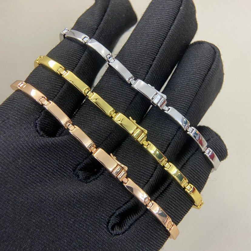 [NOBLE AURA] PANTHERE HALF DIAMOND ON CHAIN BRACELET