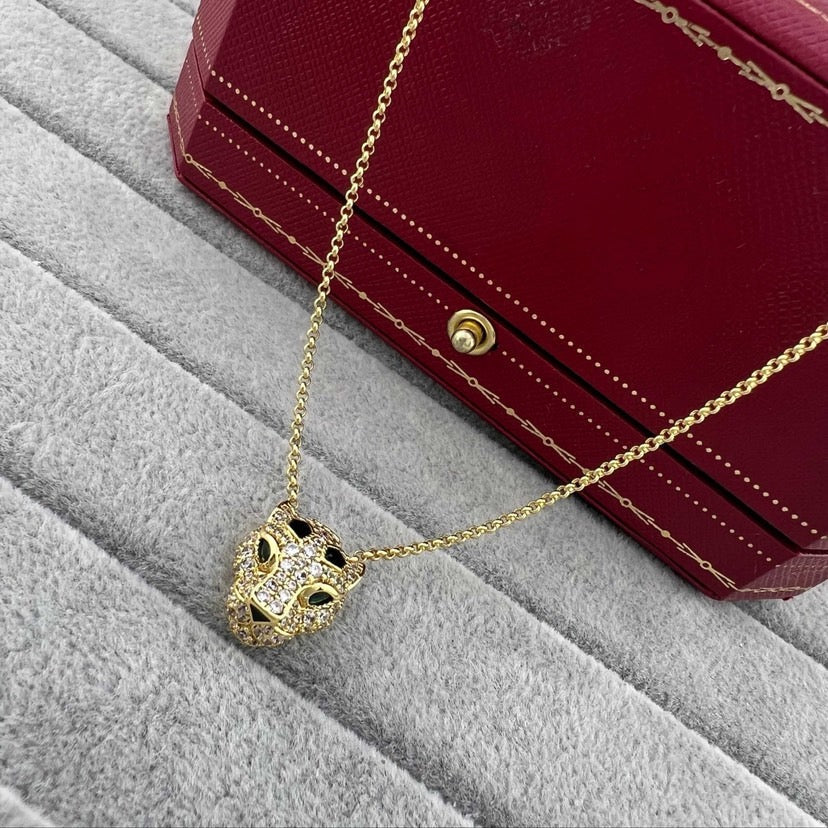 [NOBLE AURA] PANTHERE FULL DIAMOND NECKLACE