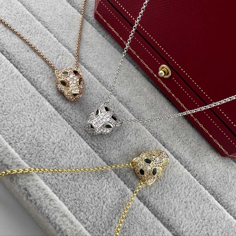 [NOBLE AURA] PANTHERE FULL DIAMOND NECKLACE