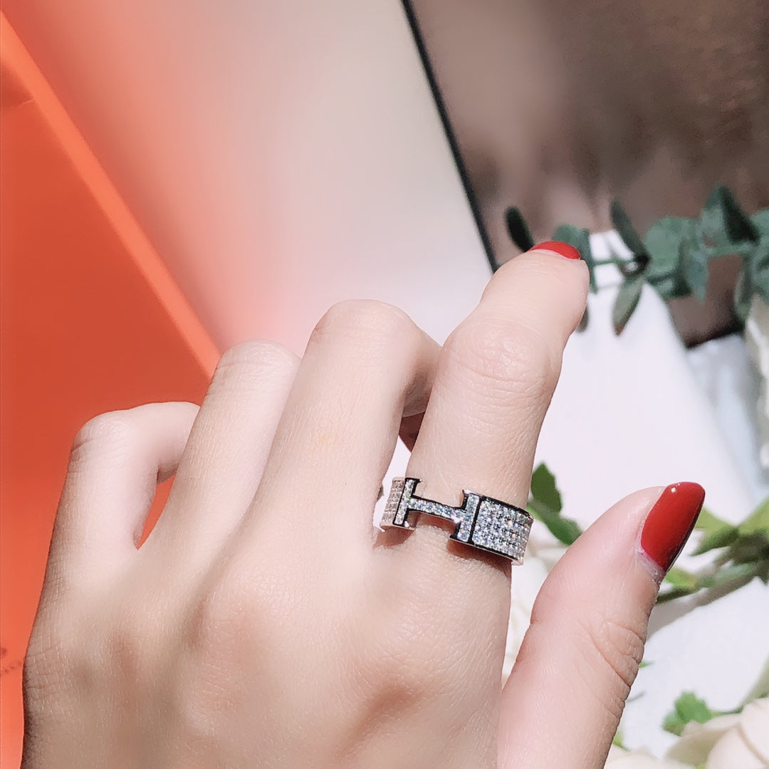 [NOBLE AURA]H RING FULL DIAMOND