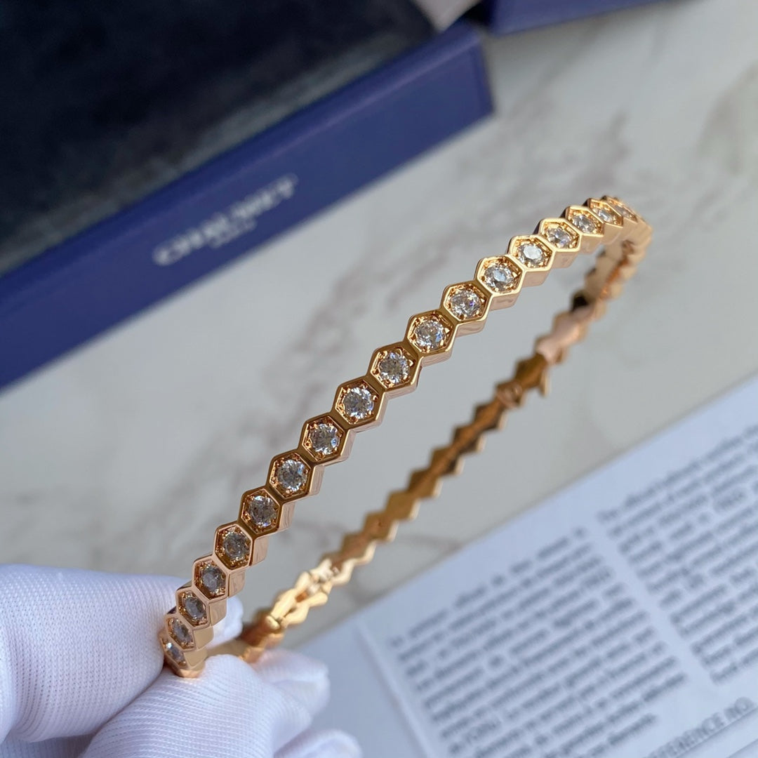 [NOBLE AURA]BEE LOVE GOLD BRACELET FULL DIAMOND