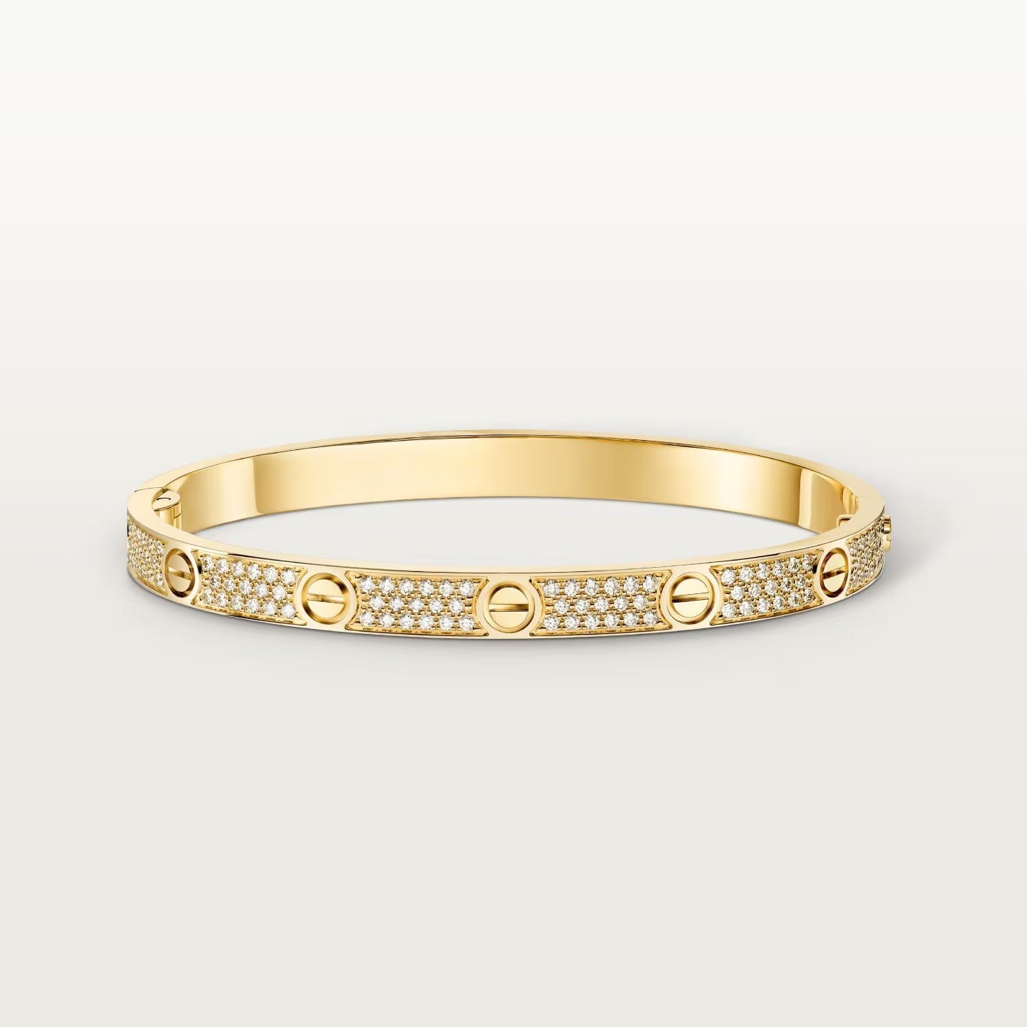 [NOBLE AURA]LOVE BRACELET 4.8MM DIAMOND-PAVED