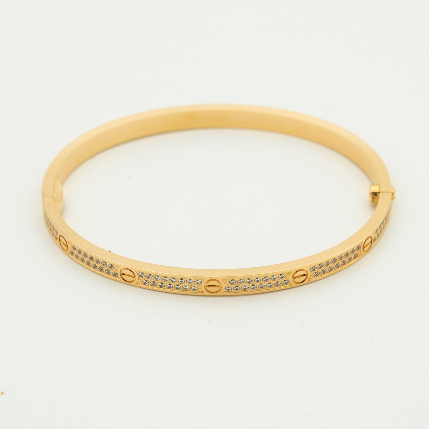 [NOBLE AURA]LOVE BRACELET 3.65MM DIAMOND-PAVED