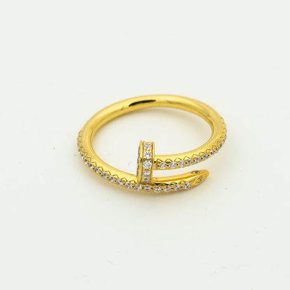 [NOBLE AURA]JUSTE RING 1.8MM GOLD DIAMONDS