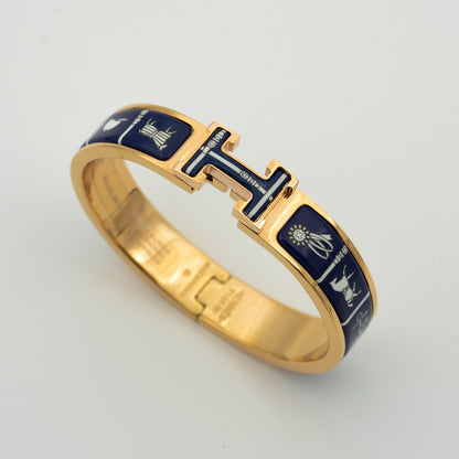 [NOBLE AURA]H BRACELET BLUE CERAMIC