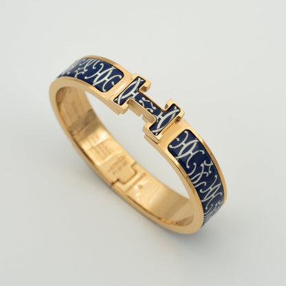 [NOBLE AURA]H BRACELET BLACK MULTICOLOR