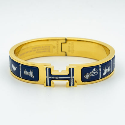 [NOBLE AURA]H BRACELET BLUE CERAMIC