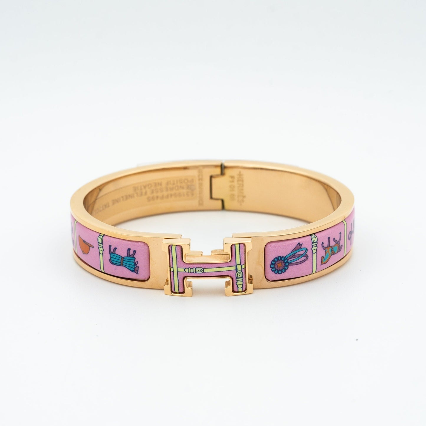 [NOBLE AURA]H PINK GOLD BRACELET PINK CERAMIC