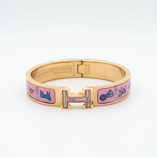 [NOBLE AURA]H PINK GOLD BRACELET PINK CERAMIC