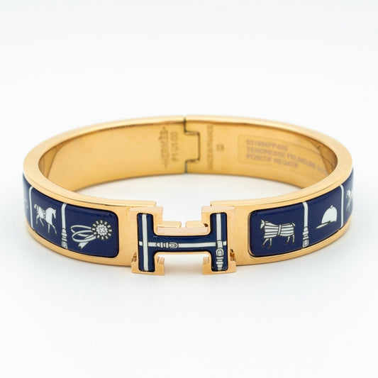 [NOBLE AURA]H BRACELET BLUE CERAMIC