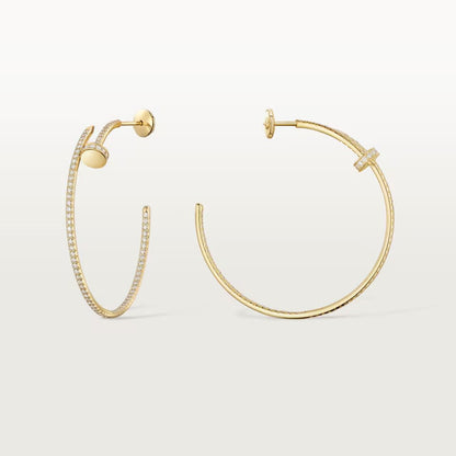 [NOBLE AURA] JUSTE FULL DIAMOND LARGE EARRINGS