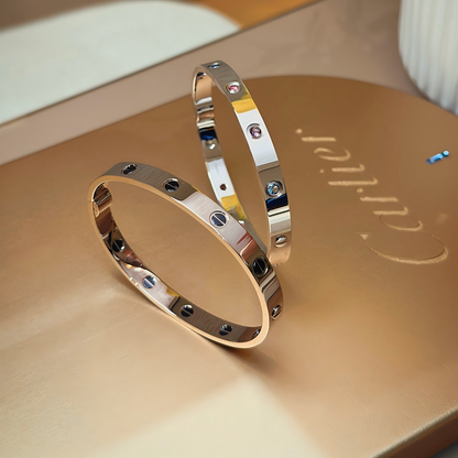 [NOBLE AURA] 2026 RAINBOW LOVE BRACELET 6.1MM  10 DIAMONDS