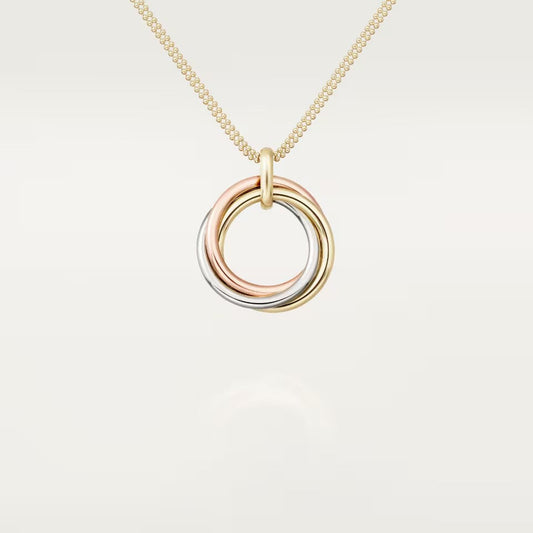 [NOBLE AURA] TRINITY LARGE NECKLACE