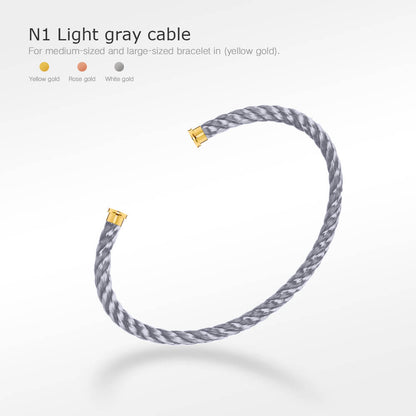 [NOBLE AURA]FORCE SERIES BRACELET CABLES 50 CHOICES (DIY SELECTION)