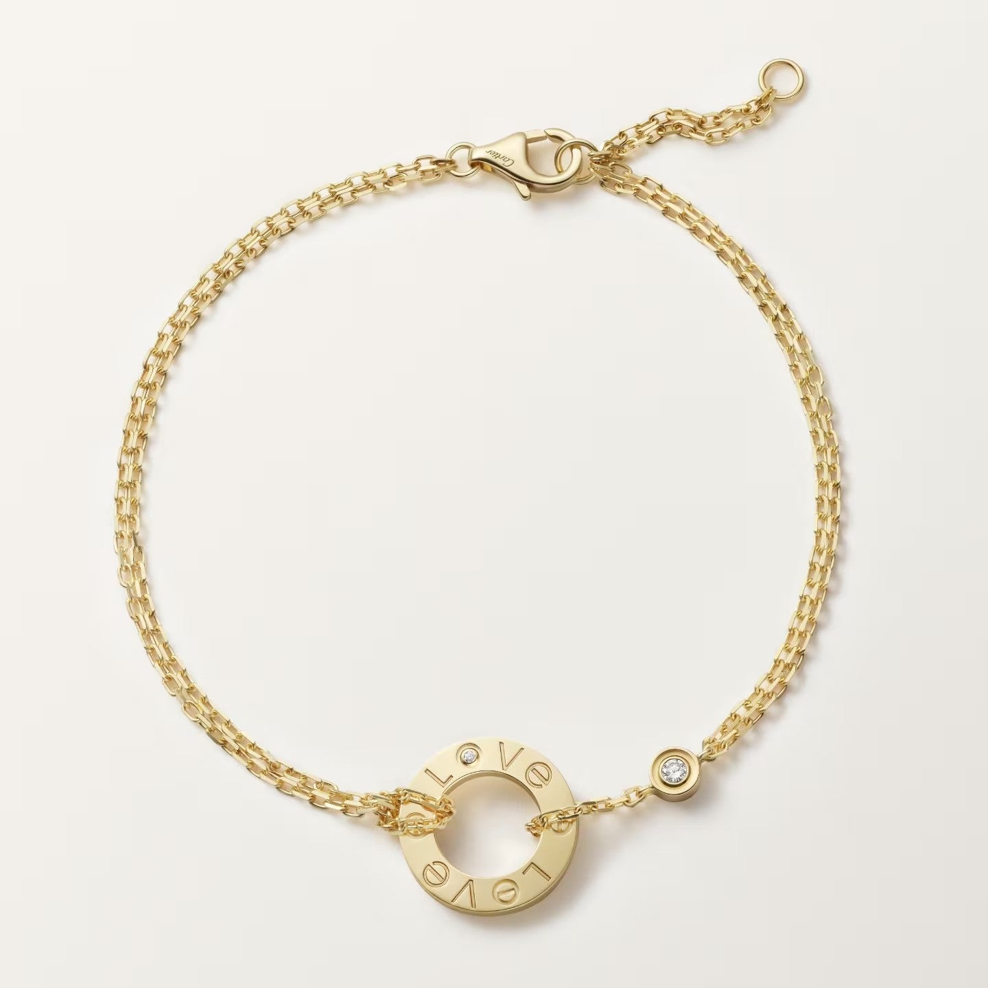[NOBLE AURA] LOVE BRACELET 2 DIAMOND