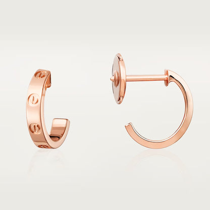 [NOBLE AURA] LOVE EARRINGS 2.65 MM NO DIAMOND SMALL