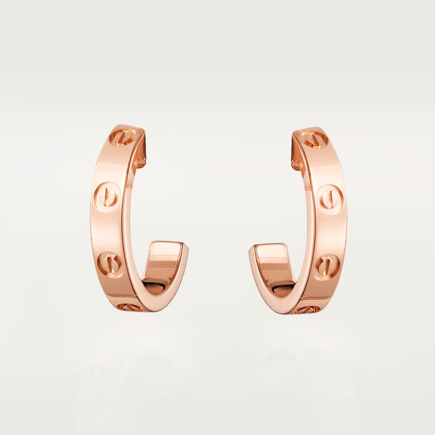 [NOBLE AURA] LOVE EARRINGS 2.65 MM NO DIAMOND SMALL