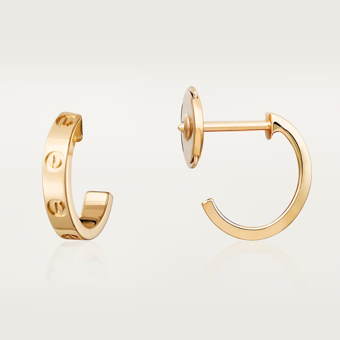 [NOBLE AURA] LOVE EARRINGS 2.65 MM NO DIAMOND SMALL