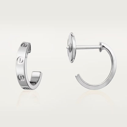 [NOBLE AURA] LOVE EARRINGS 2.65 MM NO DIAMOND SMALL