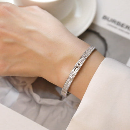 [NOBLE AURA]KELLY BRACELET DIAMOND PAVED