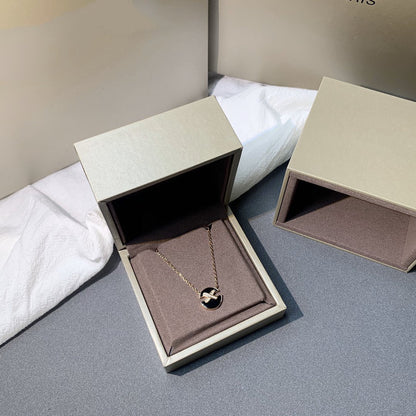 [NOBLE AURA]JEUX DE PINK GOLD DIAMOND NECKLACE