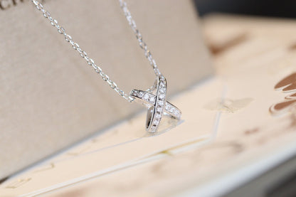 [NOBLE AURA]JEUX DE DIAMOND NECKLACE