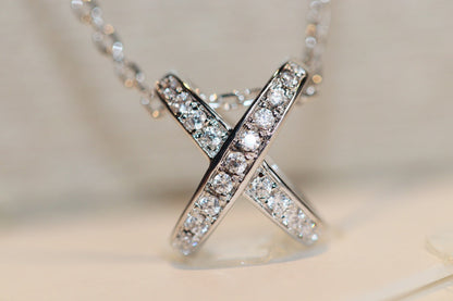 [NOBLE AURA]JEUX DE DIAMOND NECKLACE