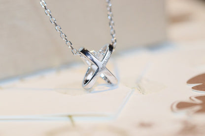[NOBLE AURA]JEUX DE DIAMOND NECKLACE