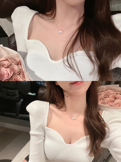 [NOBLE AURA]JEUX DE NECKLACE 1 DIAMOND