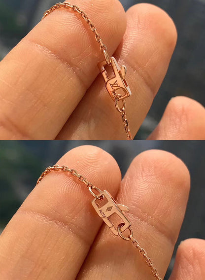 [NOBLE AURA]BLOSSOM PENDANT PINK GOLD AND DIAMOND