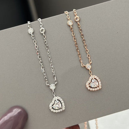 [NOBLE AURA]JOY HEART DIAMOND NECKLACE