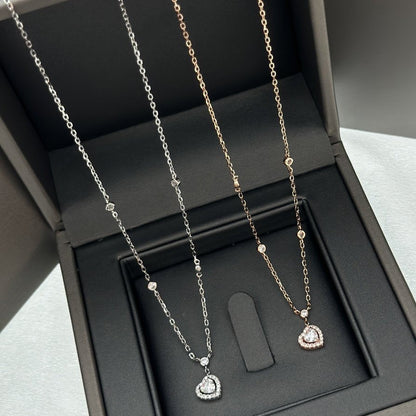 [NOBLE AURA]JOY HEART DIAMOND NECKLACE