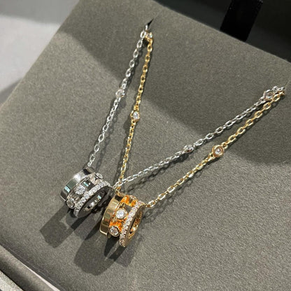 [NOBLE AURA]CHAIN MOVE ROMANE PEDAND NECKLACE