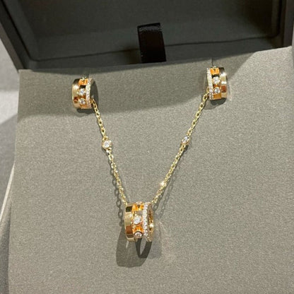 [NOBLE AURA]CHAIN MOVE ROMANE PEDAND NECKLACE