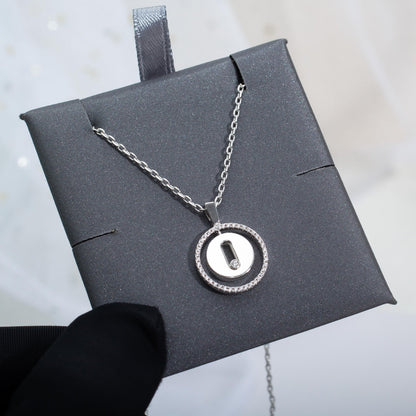 [NOBLE AURA]LUCKY MOVE PM NECKLACE SILVER DIAMOND