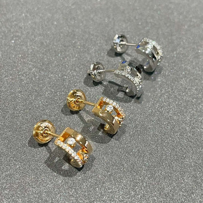 [NOBLE AURA]MOVE ROMANE EARRINGS DIAMOND