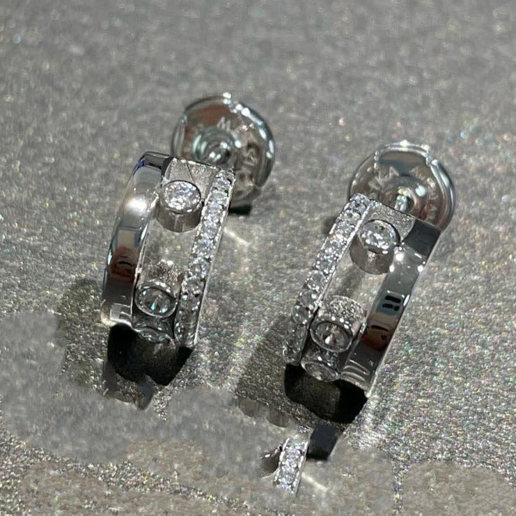 [NOBLE AURA]MOVE ROMANE EARRINGS DIAMOND