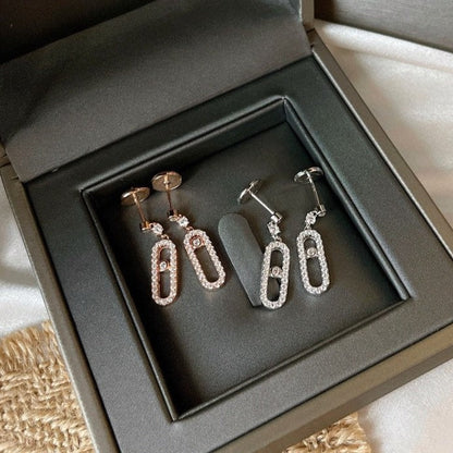 [NOBLE AURA]DORMEUSES MOVE UNO DIAMOND EARRINGS