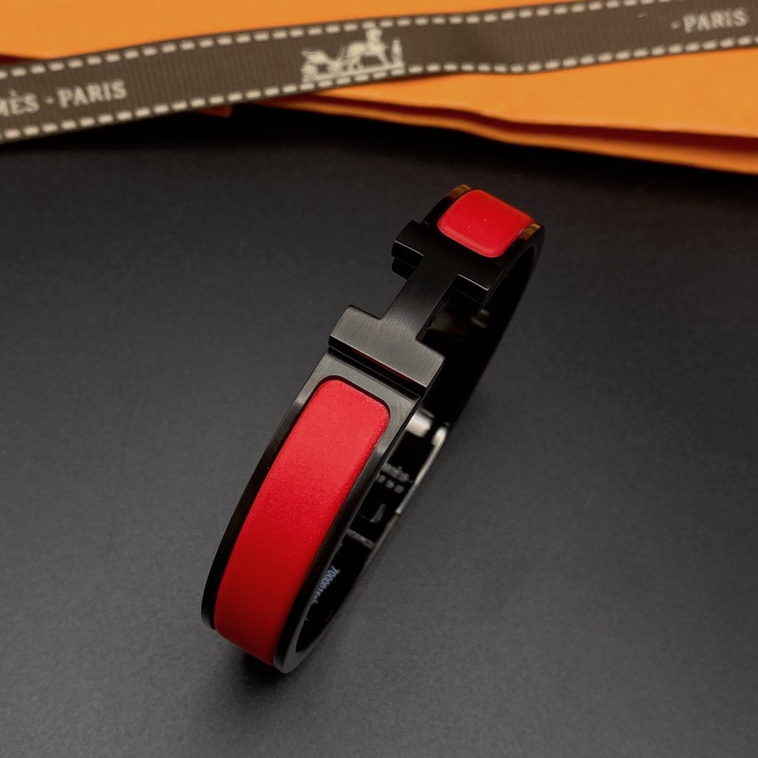 [NOBLE AURA]CLIC HM SO BLACK RED BRACELET