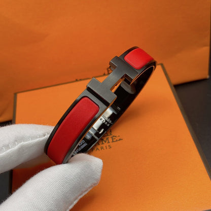 [NOBLE AURA]CLIC HM SO BLACK RED BRACELET