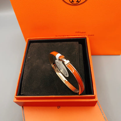 [NOBLE AURA]CLASSIC HM CLIC RED 8MM ENAMEL BRACELET