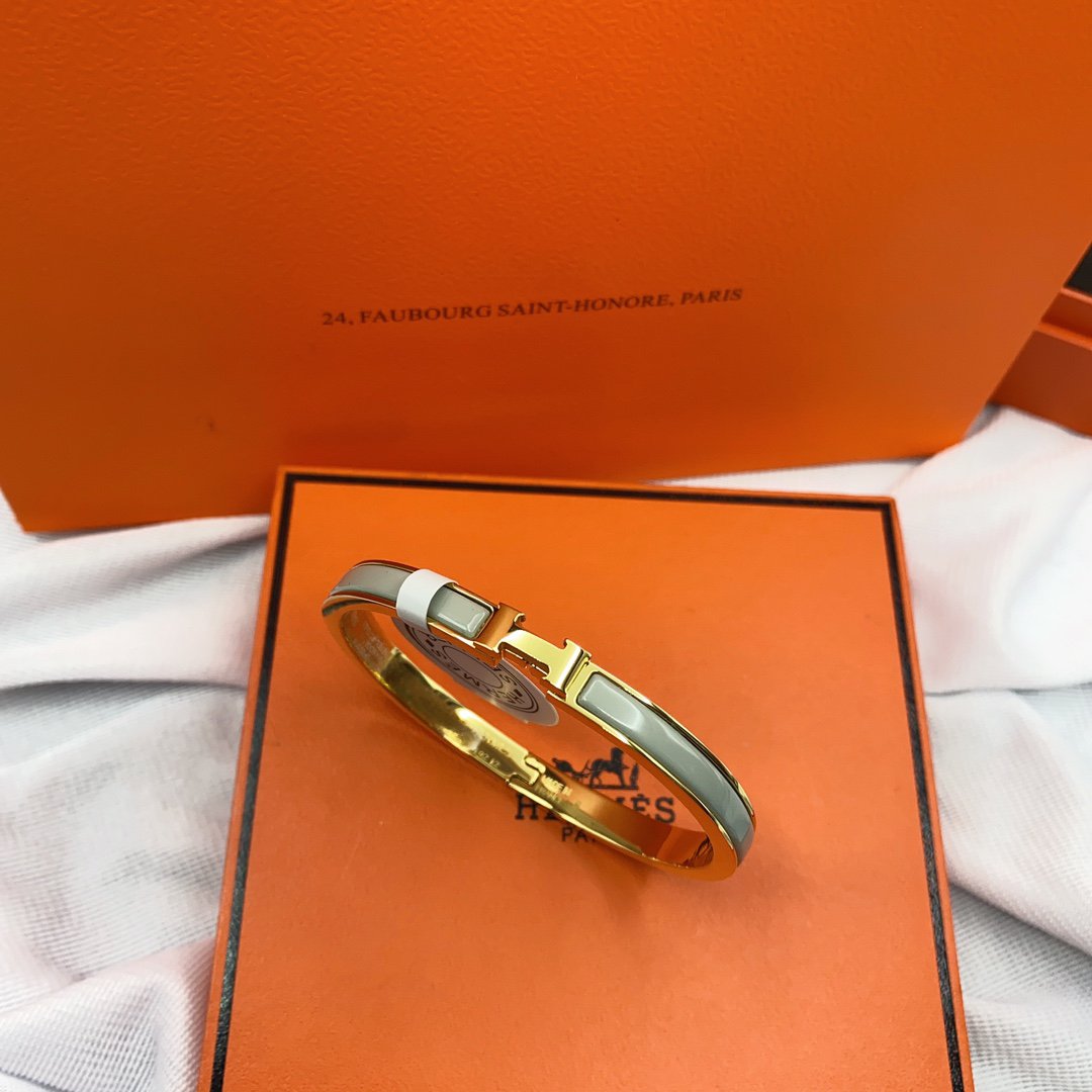 [NOBLE AURA]CLASSIC HM CLIC GREEN 8MM ENAMEL BRACELET