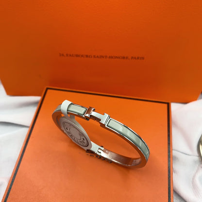 [NOBLE AURA]CLASSIC HM CLIC GREEN 8MM ENAMEL BRACELET