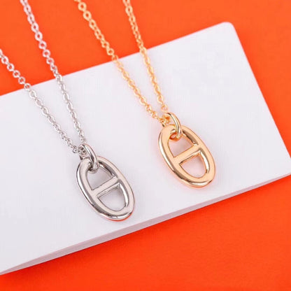 [NOBLE AURA]HM PIG NOSE NECKLACE