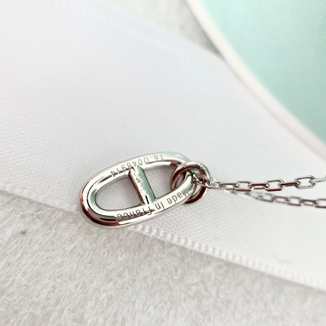 [NOBLE AURA]HM PIG NOSE NECKLACE