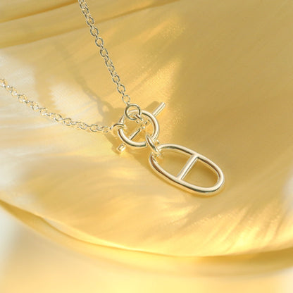 [NOBLE AURA]HM CHAINE D'ANCRE PENDANT NECKLACE STERLING SILVER
