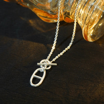 [NOBLE AURA]HM CHAINE D'ANCRE PENDANT NECKLACE STERLING SILVER