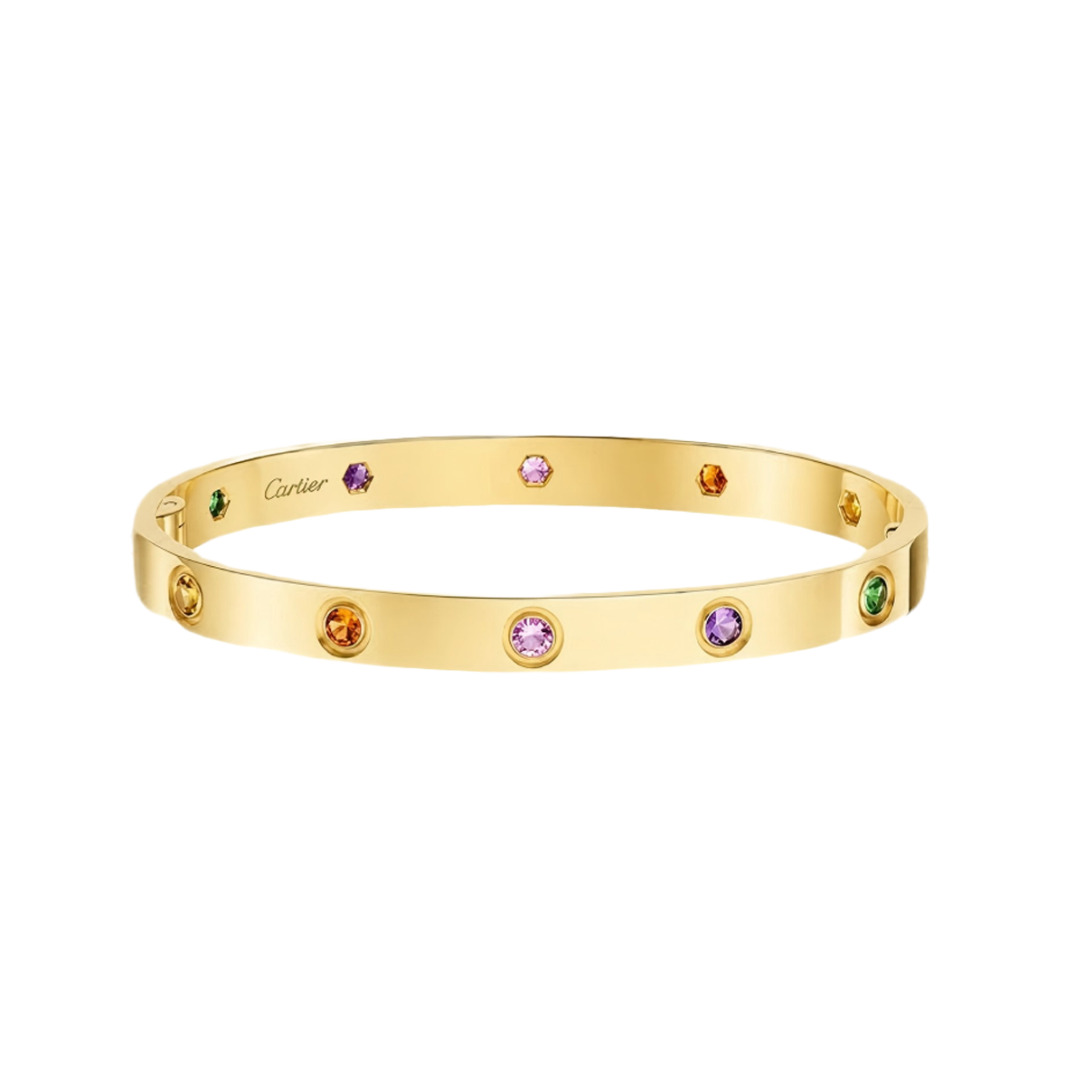 [NOBLE AURA] 2026 RAINBOW LOVE BRACELET 6.1MM  10 DIAMONDS