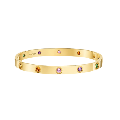 [NOBLE AURA] 2026 RAINBOW LOVE BRACELET 6.1MM  10 DIAMONDS