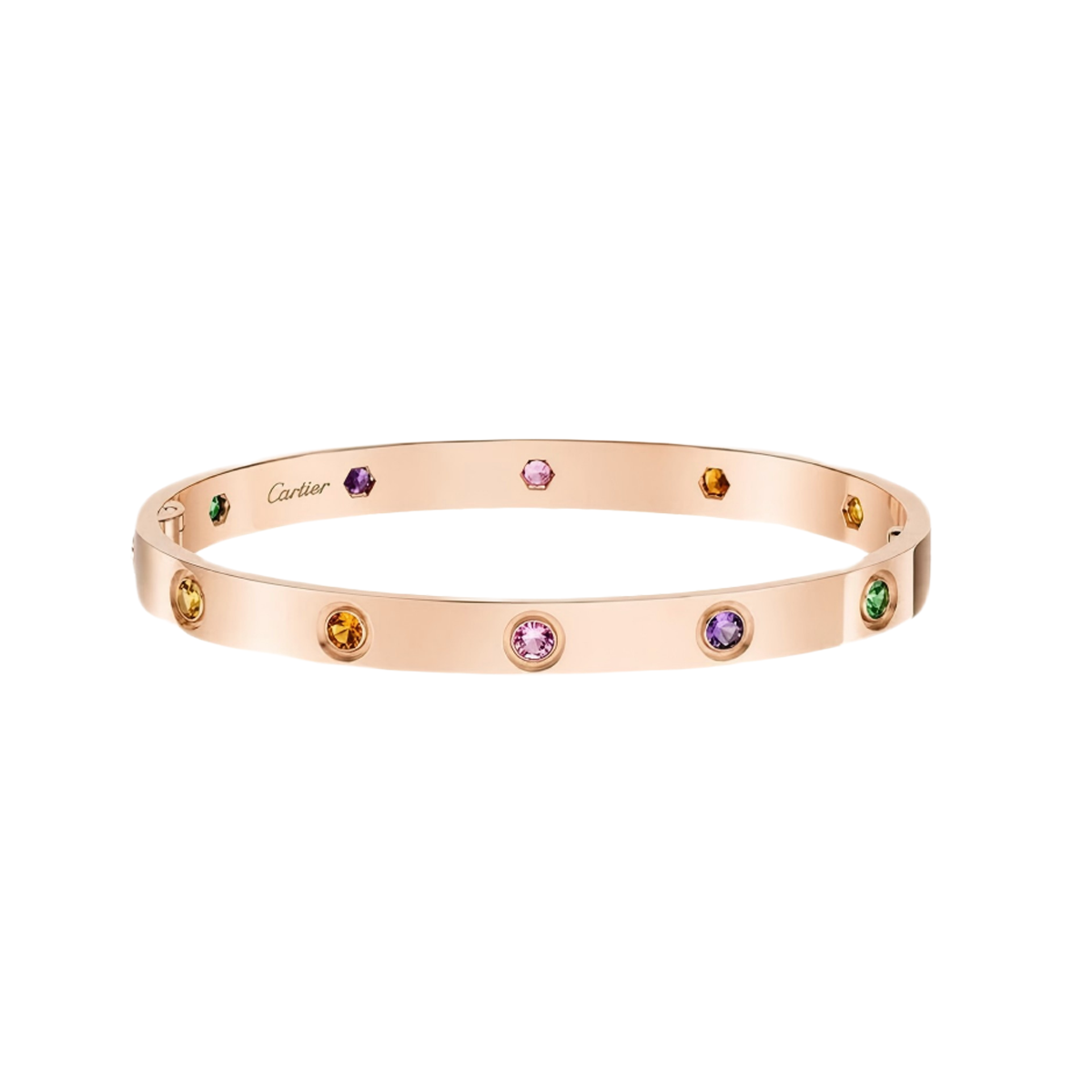 [NOBLE AURA] 2026 RAINBOW LOVE BRACELET 6.1MM  10 DIAMONDS